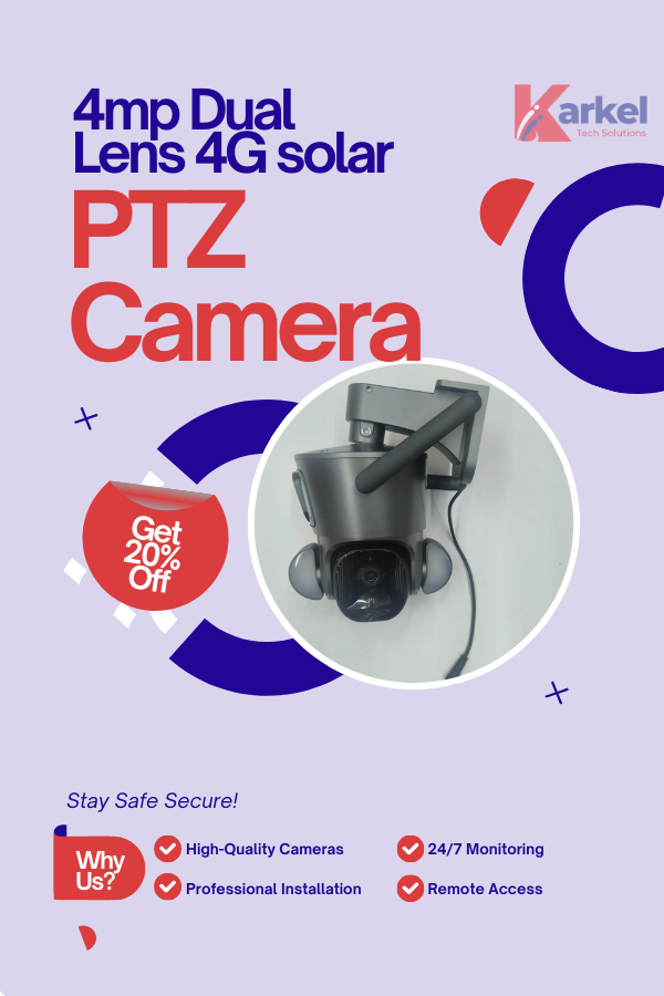 4mp Dual Lens 4G solar PTZ Camera about us