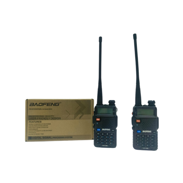 Baofeng UV-5R Walkie Talkie (5-8km) - 2pcs