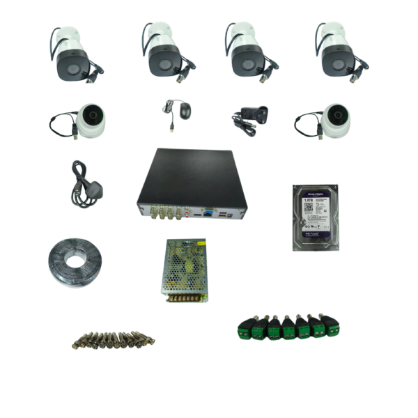 Dahua 6 channel HD CCTV Kit (2MP cameras) with 500TB Hard Disk