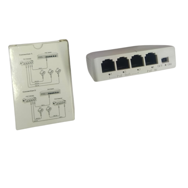 1 in 3 Out PoE Extender For Devices Like IP Cameras, IP Phone, Wireless AP