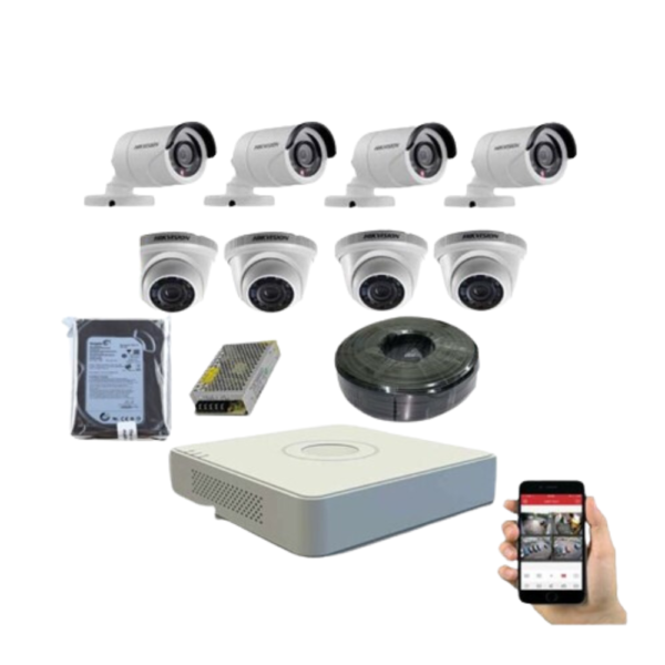 HIK Vision 8 1080P CCTV Full System Kit