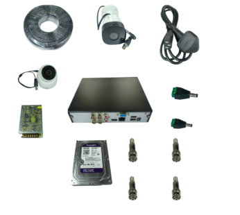 2 Dahua CCTV Camera Set Full Package Kit with 500GB Harddisk