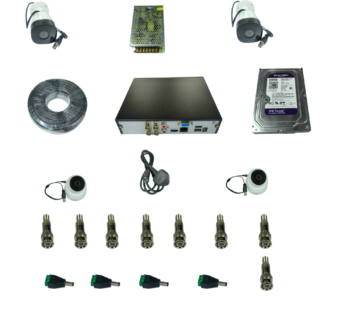 4 Dahua CCTV Camera Set Full Package Kit with 500GB Hard disk