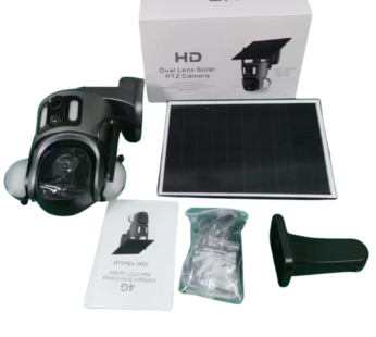 4mp Dual Lens  4G solar PTZ Camera