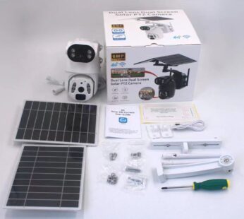 6MP Dual Lens 4G Solar PTZ Camera