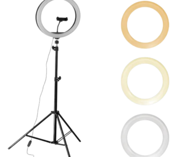 14 inch ring light with 2.1m tripod stand