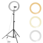 14 inch ring light with 2.1m tripod stand