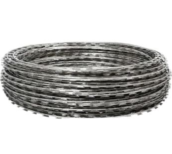 Double Galvanized Silver Razor Wire 10M