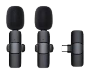 K9 Type-C  dual wireless lavalier microphone