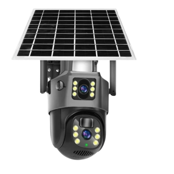 V380 4g dual solar camera