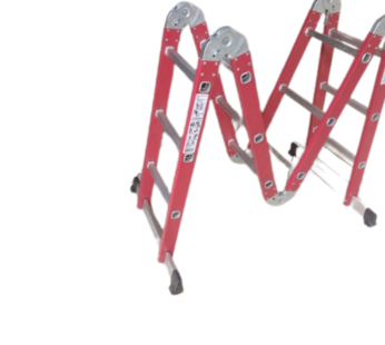 4×2 Aluminum/Iron Multipurpose Scaffolding Ladder