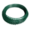 Green razor wire Double Galvanized 8-10m