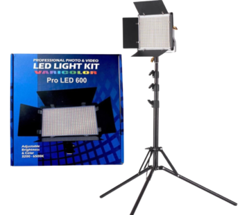 Professional photo & video led light kit varicolor pro led 600