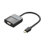 Vention Type-C to VGA Adapter 0.15M Black ABS Type TDDBB