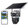 V380 pro 4g solar powered camera 10X Zoom