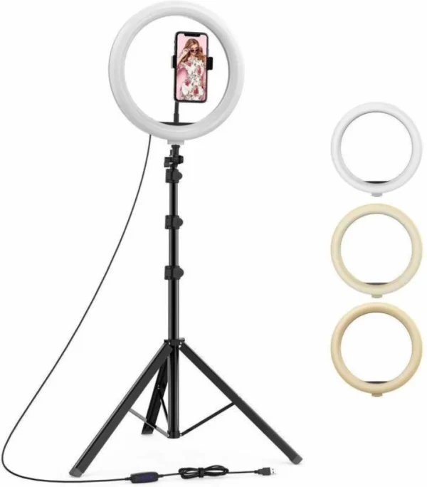 12 inch Soft Ring light with 2.1M Tripod Stand