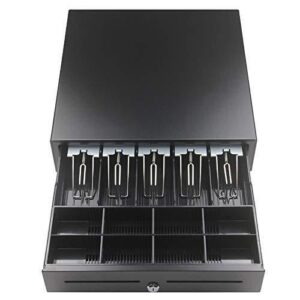 5 Slots Cash Register Drawer, Point of Sale System, Cash Drawer, 5-compartment drawer, POS drawer, cash register POS, retail cash drawer, secure cash storage, metal cash drawer, drawer for POS, cash management system, POS accessory, cash drawer for business, durable cash register, office POS drawer.