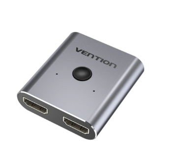 Vention 2-Port HDMI Bi-Direction Switcher Silver