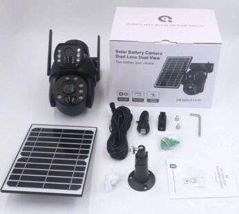 6MP 4G 20X Zoom Dual Lens Ubox Solar Camera