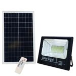 100w solar flood light with remote control