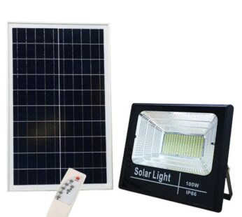 100w solar flood light with remote control