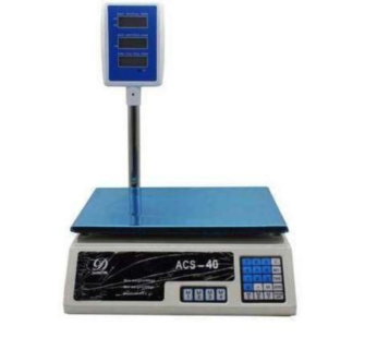 ACS 40kg Digital Computing Scale with Arm