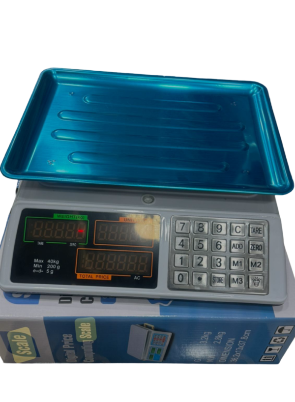 ACS 40kg Armless Digital Computing Scale