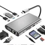 USB Type-C to HDTV 10-in-1 Hub