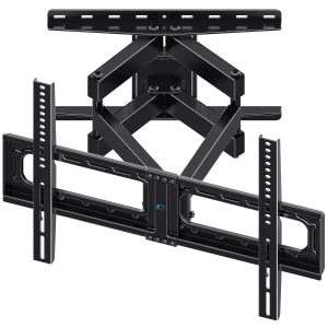Double arm full motion TV mount