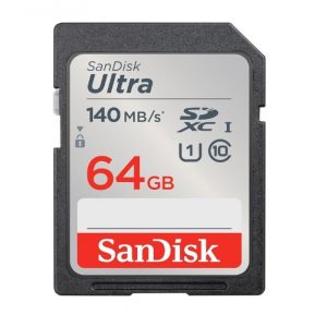 SanDisk 64GB Ultra (140MB/s) UHS-I SDXC Memory Card