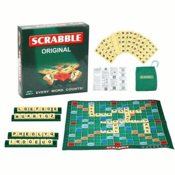 scrabble board game